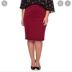 Quilted Pencil skirt